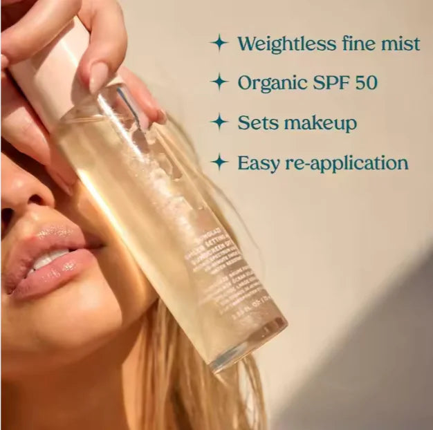 Sunscreen  + Setting Spray