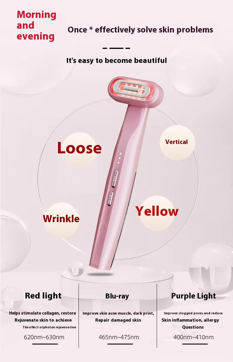 LED Light Therapy Facial Wand