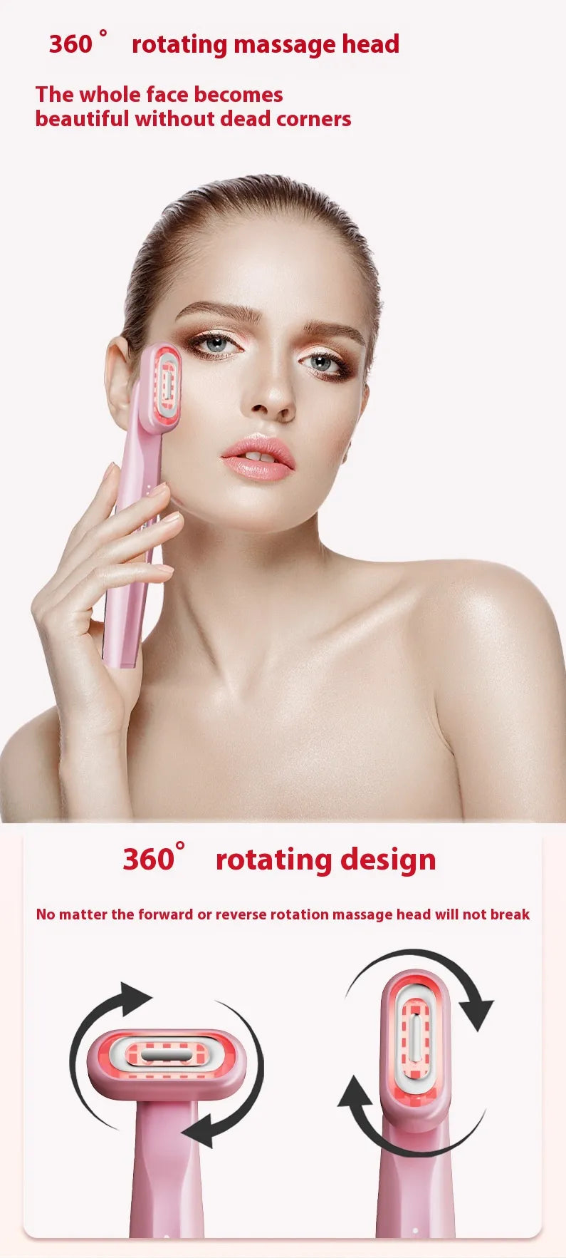 LED Light Therapy Facial Wand